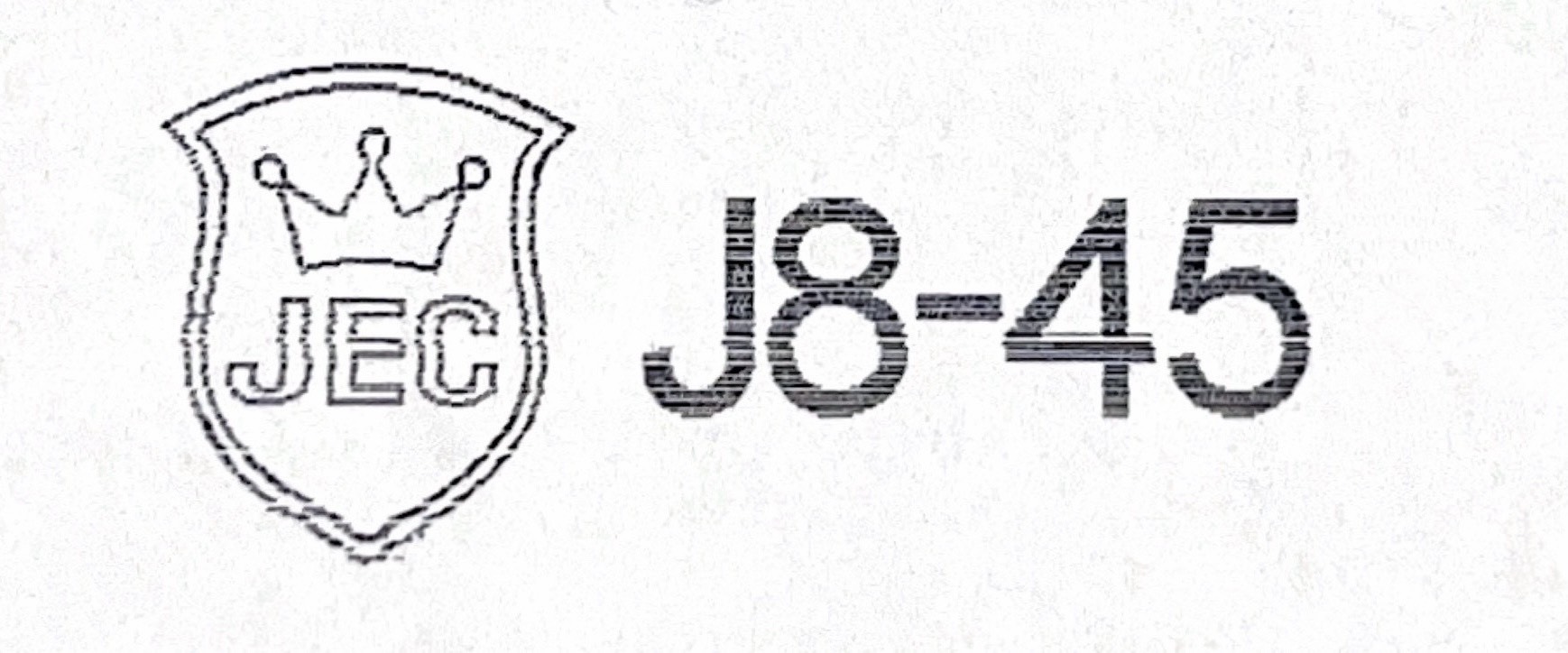JEC J8-45 左側 交通部認證標章