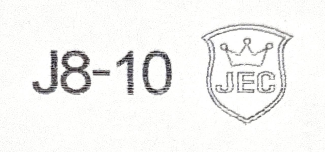 JEC J8-10 右側 交通部認證標章